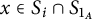 x element of upper S Subscript i Baseline intersection upper S Subscript 1 Sub Subscript upper A