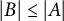 StartAbsoluteValue upper B EndAbsoluteValue less than or equals StartAbsoluteValue upper A EndAbsoluteValue