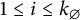 1 less than or equals i less than or equals k Subscript backslash emptyset