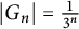StartAbsoluteValue upper G Subscript n Baseline EndAbsoluteValue equals StartFraction 1 Over 3 Superscript n Baseline EndFraction