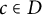 c element of upper D