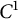 upper C Superscript 1