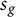 s Subscript g