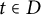 t element of upper D