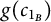 g left parenthesis c Subscript 1 Sub Subscript upper B Subscript Baseline right parenthesis