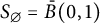 upper S Subscript backslash emptyset Baseline equals ModifyingAbove upper B With bar left parenthesis 0 comma 1 right parenthesis