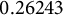 0.26243