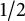 1 divided by 2