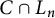 upper C intersection upper L Subscript n