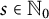 s element of upper N 0