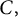 upper C comma