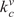 k Subscript c Superscript v