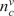 n Subscript c Superscript v