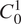 upper C 0 Superscript 1