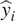 ModifyingAbove y With caret Subscript i