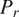 upper P Subscript r