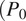 upper P 0