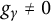 g Subscript gamma Baseline not equals 0