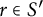 r element of upper S prime