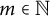 m element of double struck upper N