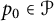 p 0 element of script upper P