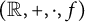 left parenthesis double struck upper R comma plus comma dot comma f right parenthesis