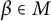 beta element of upper M