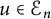 u element of upper E Subscript n