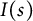 upper I left parenthesis s right parenthesis