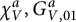 chi Subscript upper V Superscript a Baseline comma upper G Subscript upper V comma 01 Superscript a