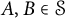 upper A comma upper B element of script upper S
