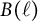 upper B left parenthesis script l right parenthesis