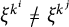 xi Superscript k Super Superscript i Baseline ̸ equals xi Superscript k Super Superscript j