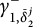 gamma Subscript 1 comma ModifyingAbove bar caret With bar delta Baseline 2 j Superscript minus