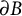 partial differential upper B