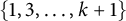 backslash l comma b comma r comma a comma c e Baseline 1 comma 3 comma midline horizontal ellipsis comma k plus 1 comma r comma b comma r comma a backslash c e