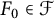 upper F 0 element of script upper F