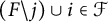 left parenthesis upper F divided by j right parenthesis union i element of script upper F