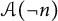 script upper A left parenthesis not n right parenthesis