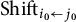 backslash operatorname upper S h i f t Subscript i 0 left arrow j 0