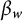 beta Subscript w