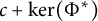 c plus backslash kernel left parenthesis upper Phi Superscript asterisk Baseline right parenthesis
