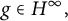 g element of upper H Superscript infinity Baseline comma