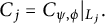 upper C Subscript j Baseline equals upper C Subscript psi comma phi Baseline vertical bar Subscript upper L Sub Subscript j Subscript Baseline period
