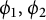 phi 1 comma phi 2