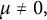 mu not equals 0 comma