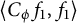 left angle bracket upper C Subscript phi Baseline f 1 comma f 1 right angle bracket