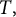 upper T comma