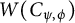 upper W left parenthesis upper C Subscript psi comma phi Baseline right parenthesis