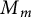 upper M Subscript m